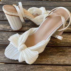 White Wedding Heels